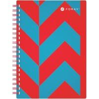 Cahier à spirale Foray Extreme Turquoise A5 Couverture poly Ligné 100 Feuilles