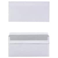 Viking enveloppen zonder venster DL 220 (B) x 110 (H) mm zelfklevend wit 75 g/m² 1000 stuks