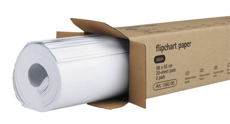 Legamaster Flipoverblok Blanco 65 x 98 cm 80 g/m² 5 Stuks à 20 Vellen