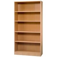 Hammerbacher Matrix Gemelamineerde spaanplaat Boekenkast 4 Planken 1.000 x 400 x 2.004 mm Bruin Beuken