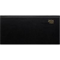 Brepols Breprint Lima Zakagenda 2026 A6 1 Week per 2 pagina's Nederlands Zwart 0.071.1255.01.6.0