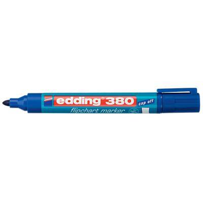 Marqueur papier pour chevalet/paperboard edding 380 - Pointe Moyenne ogive - Bleu