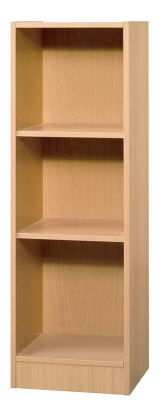 Hammerbacher Gemelamineerde spaanplaat Boekenkast 2 Planken 406 x 400 x 1.270 mm Bruin Beuken