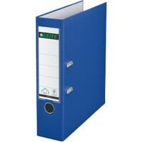 Classeur à levier Leitz Large 180° A4 82 mm Bleu foncé 2 Anneaux 1010 PP (Polypropylène) Lisse Portrait