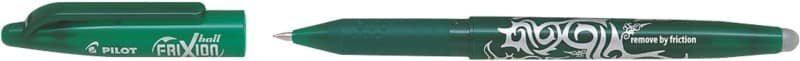 Pilot FriXion Ball Niet-intrekbaar Rollerballpen Groen 0,35 mm Medium Kegelvormig Navulbaar 50% Gerecycled