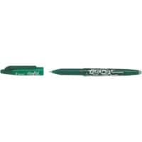 Stylo roller Pilot FriXion Ball Non rétractable Vert 0.35 mm Moyenne Conique  Rechargeable 50% Recyclé