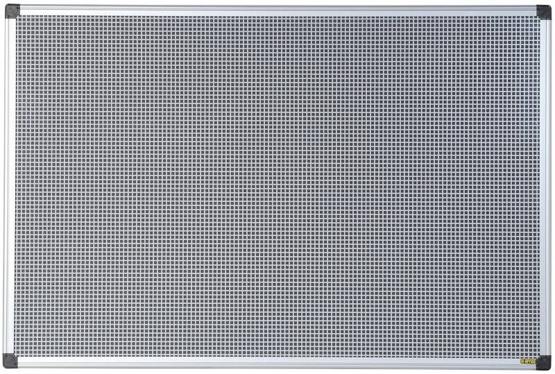 Bi-Office Prikbord Magnetisch Wandmontage Keramiek, Staal 60 (B)x45 (H) cm Grijs