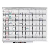 Planning annuel magnétique Legamaster Professional Annuel 120 x 90 cm