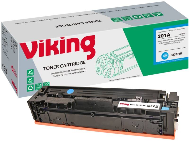 Toner Viking 201A Compatible HP CF401A Cyan