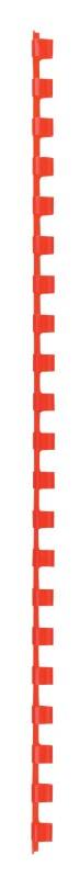 GBC Inbindrug A4 8 mm 45 Vellen Kunststof Rood 100 Stuks