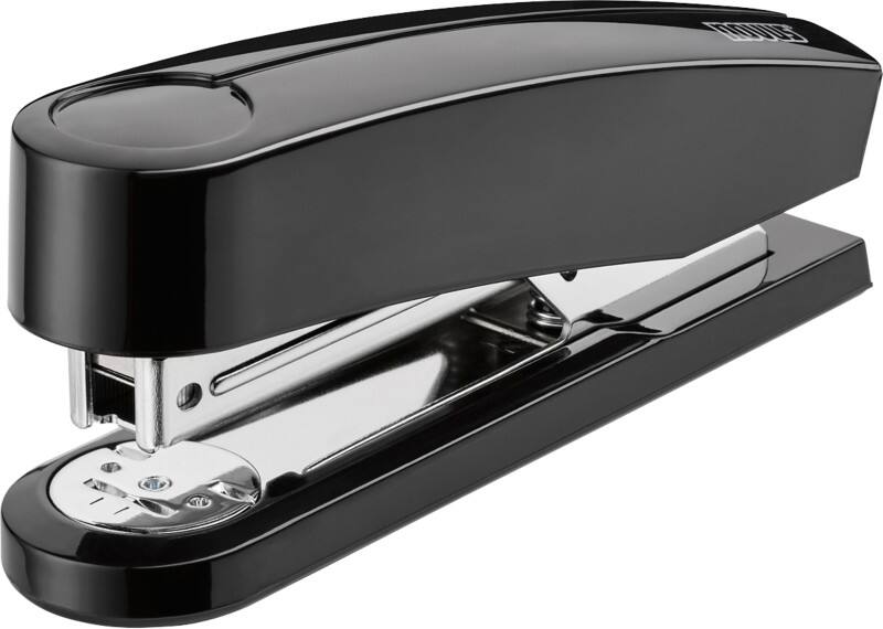 Agrafeuse Novus NOVUS OFFICE B2 Demi bande 25 Feuilles Noir 24/6, 26/6 Métal, Plastique