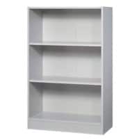 Bibliothèque Hammerbacher Mélaminé 2 Étagères 800 x 400 x 1270 mm Gris clair