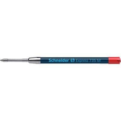 Recharge pour stylo à bille Schneider 735M Rouge 10 Unités