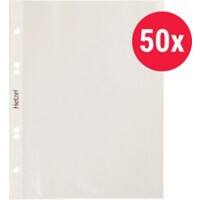 Pochette perforée Hetzel A6 Mat Transparent 75 microns PP (Polypropylène) Au-Dessus 11 Perforations 22318690 50 Unités