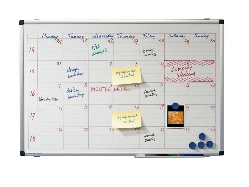 Legamaster Magnetische weekplanner Premium 90 x 60 cm