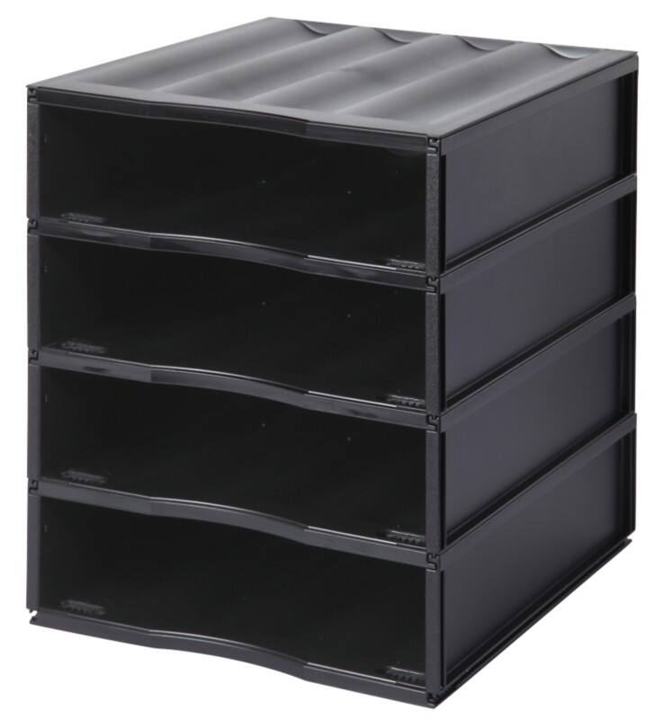 Module de classement Paperflow PS (Polystyrène) Noir 26,8 x 32,3 x 8,7 cm