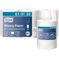 Tork Advanced Poetspapier M1 Centerfeed Wit 1-laags 610133 3 Rollen à 771 Vellen