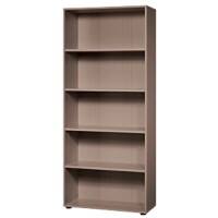 Hammerbacher Matrix Gemelamineerde spaanplaat Boekenkast 4 Planken 800 x 330 x 1.880 mm Bruin Walnoot