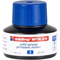 Recharge d'encre edding MTK 25 Bleu 25 ml