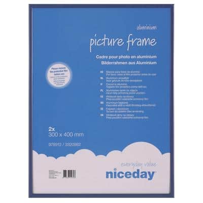 Niceday A3 Fotolijst Donkerblauw Aluminium 978912 40 (B) x 30 (H) cm 2 Stuks