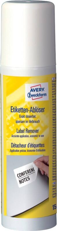 Avery Etiketverwijderaar 3590 Speciaal Geel, wit 150 ml