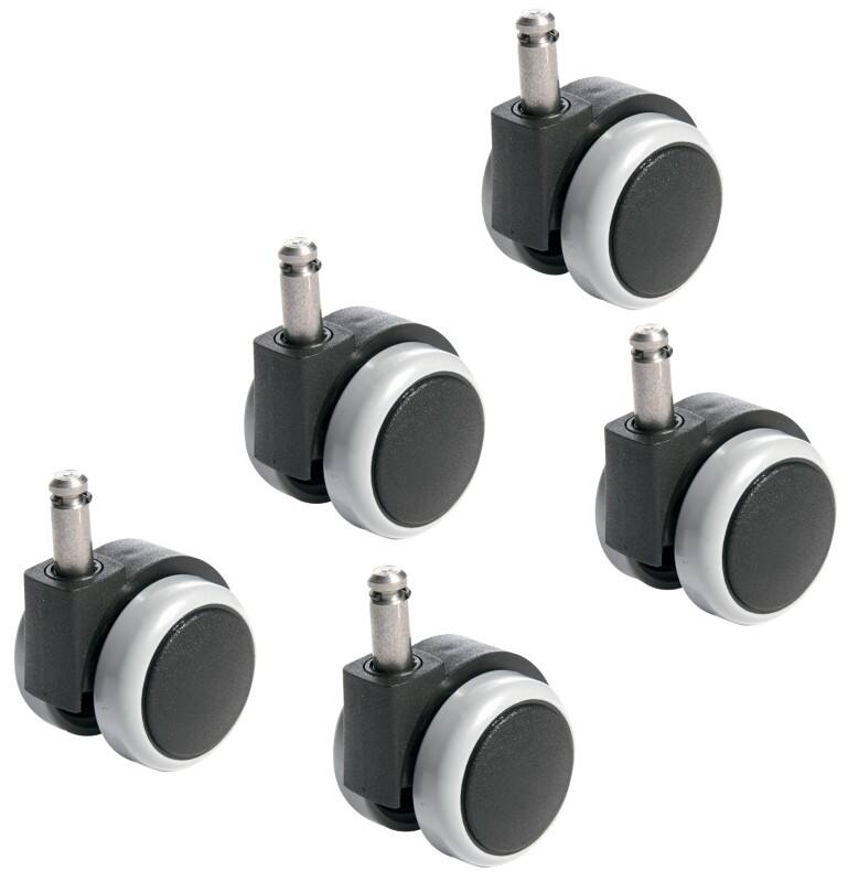 TOPSTAR wielen voor harde vloeren Design grijs 5 stuks