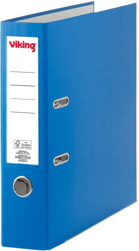 Viking Breed Ordner A4 75 mm Blauw 2 Ringen Kunststof Mat Staand