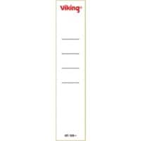Viking Ordnerrugetiketten A4 Zelfklevend Wit 10 Stuks 3,9 x 19,1 cm