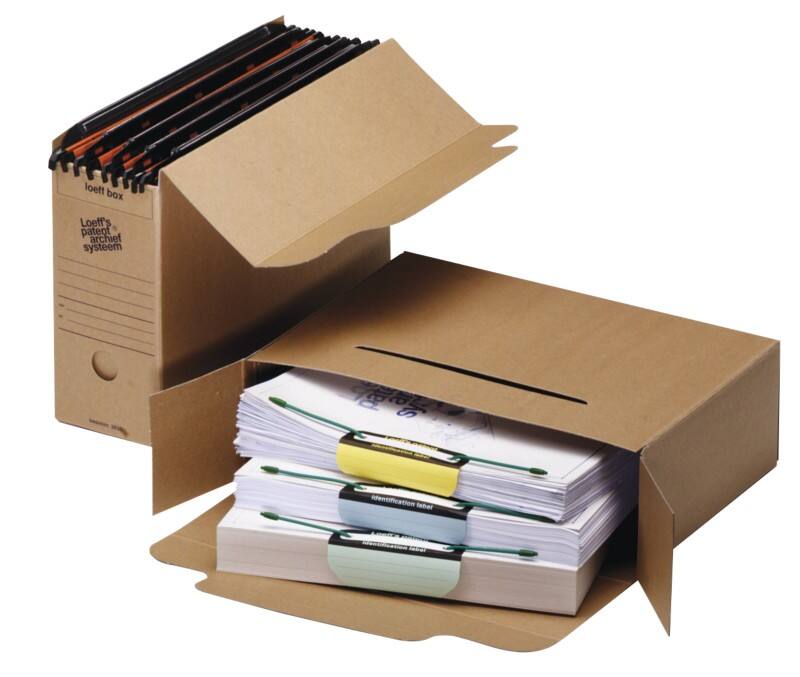 Boîte à archives Loeff's Carton Loeff Box Brun 368mm x 262mm x 115mm 50 Unités