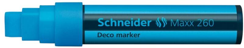 Marqueur craie Schneider Maxx 260 Bleu Large Biseauté 15 mm