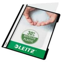 Leitz Standaard Plastic Snelhechter 4191 A4 PVC 60 Vel Zwart