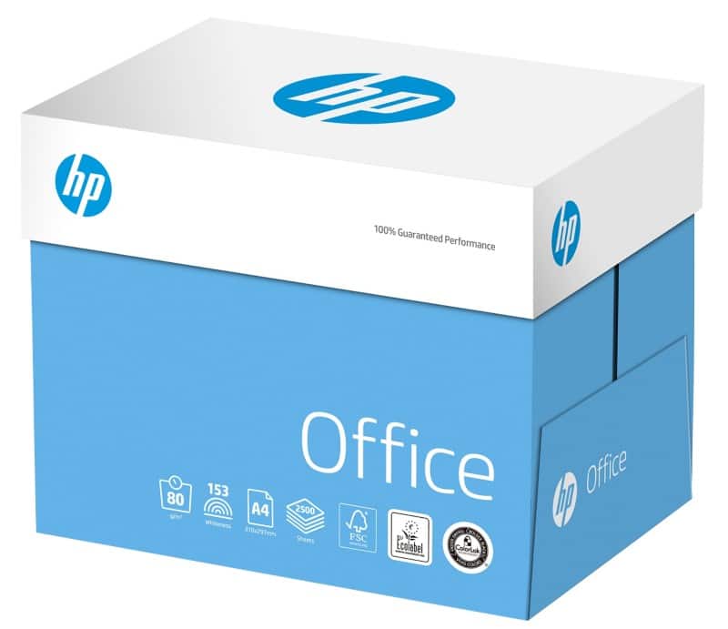 HP Office A4 Kopieerpapier 80 g/m² Mat Wit 2500 Vellen