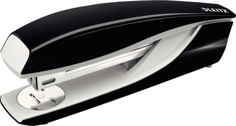 Leitz NeXXt Nietmachine 5504 Volledig strip 40 Vellen Zwart 24/8, 26/8 Kunststof, metaal