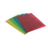 Office Depot Premium L-map A4 kleurenassortiment PP (polypropeen) 120 micron 100 stuks
