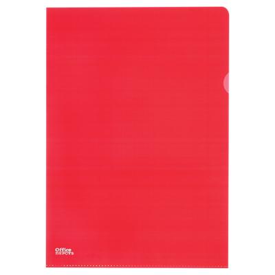 Office Depot Deluxe L-map A4 Rood PP (Polypropeen) 145 Micron 25 Stuks