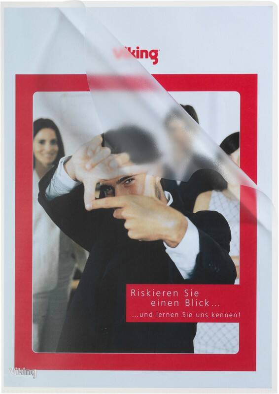 Viking Deluxe Stark L-map A4 Transparant PP (Polypropeen) 165 micron 25 Stuks