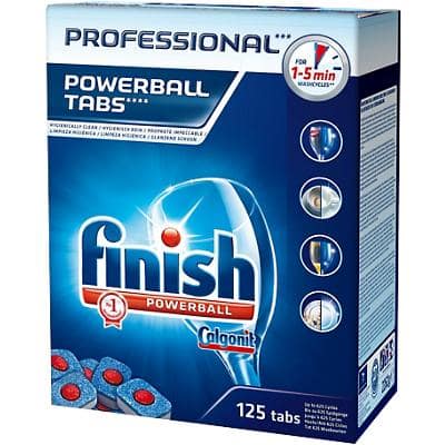Tablettes pour lave-vaisselle Finish Powerball Calgonit 125 Unités de 20 g