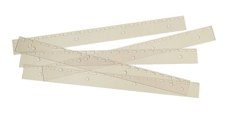 GBC Hechtstroken CombBind A4 25 Vellen PVC (Polyvinylchloride) Transparant 100 Stuks