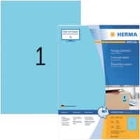 Étiquettes universelles HERMA 4403 Bleu Rectangulaires 100 Étiquettes par paquet 4403