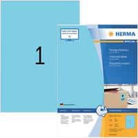 Étiquettes universelles HERMA 4403 Bleu Rectangulaires 100 Étiquettes par paquet 4403