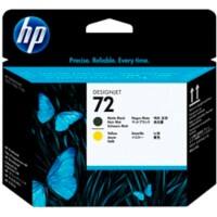 Tête d'impression HP D'origine 72 Noir Mat, Jaune C9384A