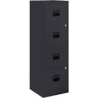 Bisley Homefilers PFA4F433 4 Lades laden Zwart 413 x 400 x 1.282 mm