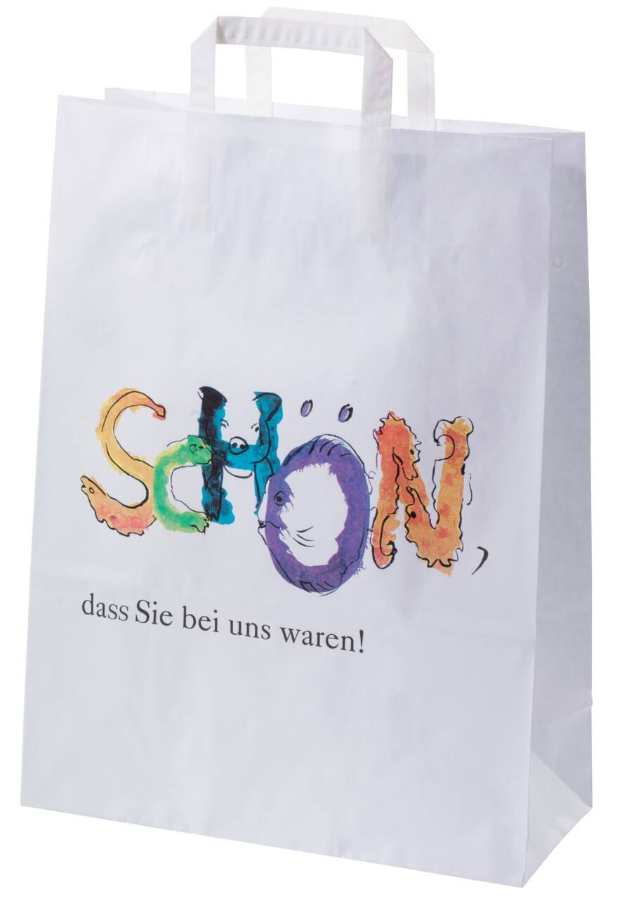 Papieren zakken 80 g/m² Wit SCHON x 42 cm 250 Stuks