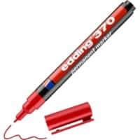 edding 370 Permanent marker Ronde punt 1 mm Rood