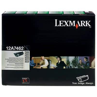 Toner 12A7462 D'origine Lexmark Noir