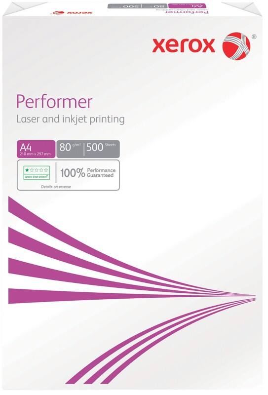 Xerox Performer A4 Kopieerpapier  80 g/m² Glad Wit 500 Vellen