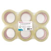 Ruban adhésif d'emballage Office Depot 48 mm (l) x 100 m (L) Transparent 6 Rouleaux