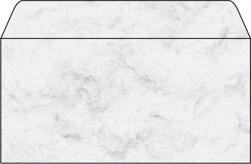 Enveloppes Sigel Sans fenêtre DL 220 (l) x 110 (h) mm Gommée Gris 90 g/m² 50 Unités