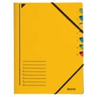 Trieur Leitz carton A4 Jaune 7 Compartiments