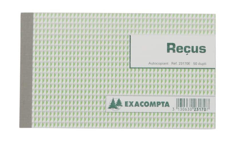 Registre des livraisons Exacompta Blanc 18 x 10,5 cm 25 feuilles